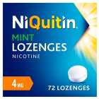 NiQuitin Mint Lozenge - 4mg, 72 Nicotine Lozenges -Stop Smoking Aid 72 per pack