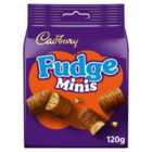 Cadbury Fudge Minis Chocolate Bag 120g