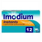 Imodium Instants Loperamide Hydrochloride 12 per pack