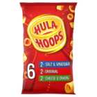 Hula Hoops Variety Multipack Crisps 6 Pack 6 x 24g