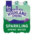 Highland Spring Sparkling Spring Water 6 x 1L