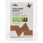 Wilko Extra Tough Plasters 12 pack