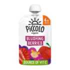 Piccolo Blushing Berries, Pear & Banana Organic Pouch, 4 mths+ 100g