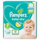 Pampers Baby Dry Size 7 15+ kg, 30s