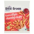 Morrisons Free From Homestyle Chips 750g