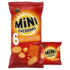 Jacob's Mini Cheddars Red Leicester Multipack Snacks 6 per pack
