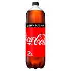 Coca-Cola Zero Sugar Bottle, 2litre