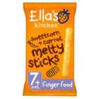Ella's Kitchen Sweetcorn and Carrot Melty Sticks Baby Snack 7+ Months 17g
