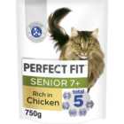 Perfect Fit Advanced Nutrition Chicken Senior Dry Cat Food 750g