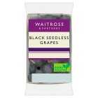 Waitrose Black Seedless Grapes, 400g