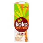 Koko Coconut Long Life Unsweetened Dairy Free Milk Alternative, 1litre