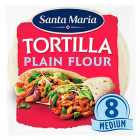 Santa Maria 8 Plain Flour Soft Tortillla 320g