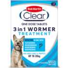 Bob Martin Clear 3 in 1 Dewormer Dogs - 2 Tablets