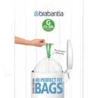 Brabantia PerfectFit 30L Size G Bin Liners - Pack of 40