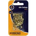 Korbond Gilted Safety Pins