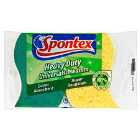 Spontex Heavy Duty Sponge Scourers – Pack of 2