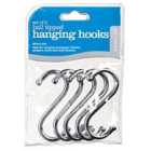 KitchenCraft Chrome Plated Hanging "S" Hooks 80mm - Pack of 5