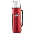 Thermos 1.2L Stainless Steel King Flask - Red