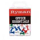 Ryman Assorted Push Pins – 25 Pack