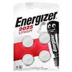 Energizer CR2025 Batteries - 4 Pack