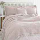 Lace Edge Blush Bedspread