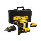 DeWalt DCH253M2 18V XR Li-Ion Hammer Drill, 2x4.0AH Batteries & Kit Box (SDS+)