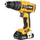 Clarke CON18LIC 18V Brushless Combi Drill/Driver & Hammer Drill with 2 x 2Ah Batteries 