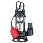Clarke HSEC650A 2" 665W 290Lpm 9.5m Head Industrial Submersible Dirty Water Cutter Pump with Float Switch (230V)