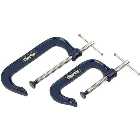 Clarke CHT840 2 Piece 4" And 6" G-clamp Set