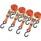 Clarke CHT758 4.5m Heavy Duty Ratcheting Tie Down (Pack Of Four)