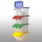 Barton Topstore Multi-Functional Containers with Mixed Colour Lids