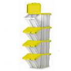 Barton Topstore Multi-Functional Containers with Yellow Lids