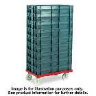 Barton Storage 88880-01PP/6417 Euro Container Dolly With 7 x 30L Containers