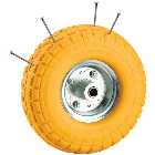 Clarke PF200 Puncture Proof Yellow Tyred Wheel 200mm
