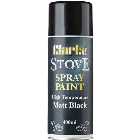 Clarke High Temperature Matt Black Stove Paint