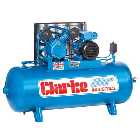 Clarke XEV16/150 (O/L) 14cfm 150 Litre 3HP Industrial Air Compressor (230V)