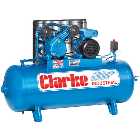Clarke XEV16/200 (O/L) 14cfm 200 Litre 3HP Industrial Air Compressor (230V)