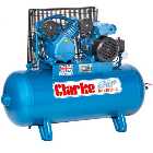 Clarke XEV16/100 (OL) 14cfm 100 Litre 3HP Industrial Air Compressor (230V)