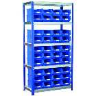 Barton Storage Eco-Rax TC Shelving Unit With 40 TC4 Blue Containers