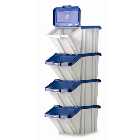 Barton Topstore Multi-Functional Containers with Blue Lids