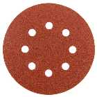 Alu. Oxide Hook & Loop 125mm Sanding Discs - Holes, Assorted