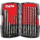 Clarke CHT802 SDS+ 12 Piece Drill And Chisel Set