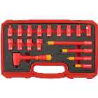 Laser 6145 18 Piece Insulated Socket Set 1/4" Drive