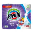 Plenty Decorated Kitchen Roll 200 Sheets 2 per pack