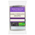 Waitrose Seedless Sable Grapes, 400g