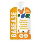 Babease Organic Butternut Squash, Carrot & Broccoli Pouch, 6+mths+ 100g