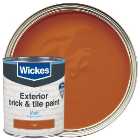 Wickes Brick & Tile Matt Paint - Red - 750ml