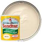 Sandtex Microseal Ultra Smooth Weatherproof Masonry 15 Year Exterior Wall Paint - Ivory Stone - 5L
