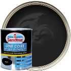 Sandtex One Coat Exterior Gloss Paint - Black - 750ml