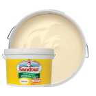 Sandtex Microseal Ultra Smooth Weatherproof Masonry 15 Year Exterior Wall Paint - Cornish Cream - 10L
